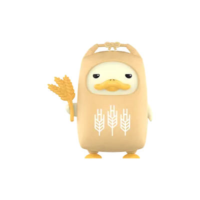 DUCKOO FARM Rice Sack figure collectible from Pop Mart series
