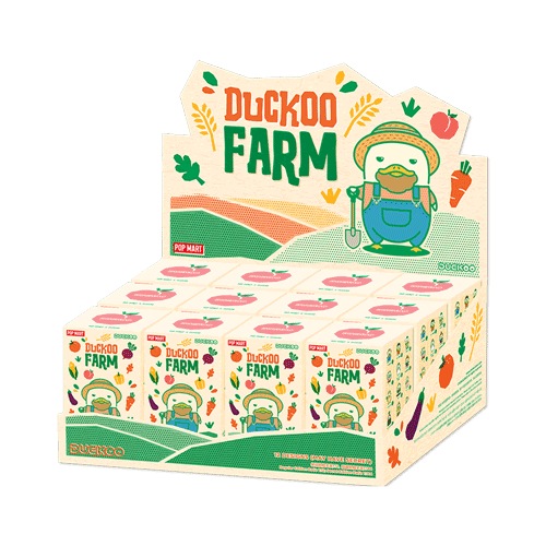 Complete Pop Mart DUCKOO FARM Series collectible figure set