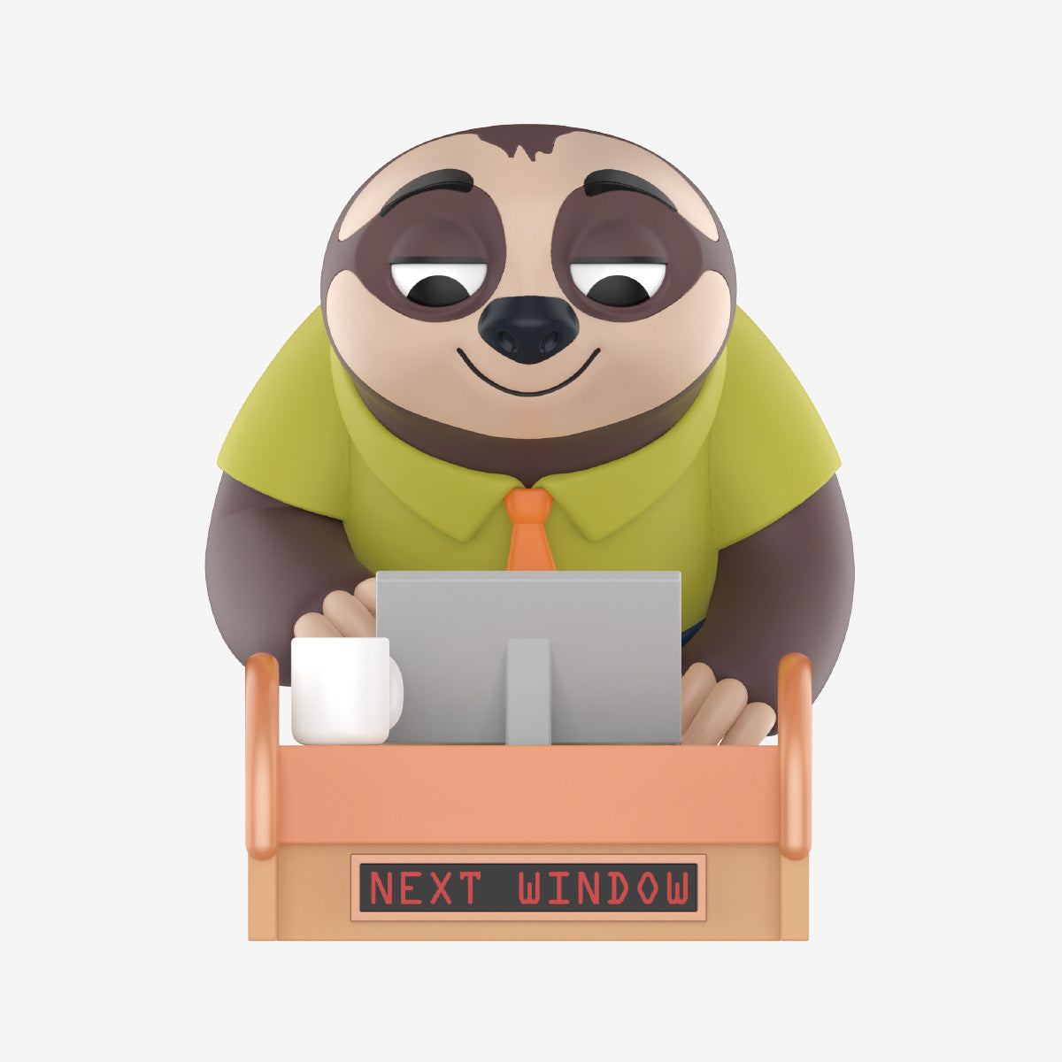 Disney Zootopia Series Figures Flash the sloth desk clerk