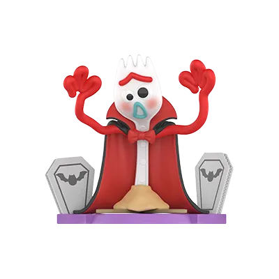 Disney Pixar Spooky Night Series Forky the Vampire collectible