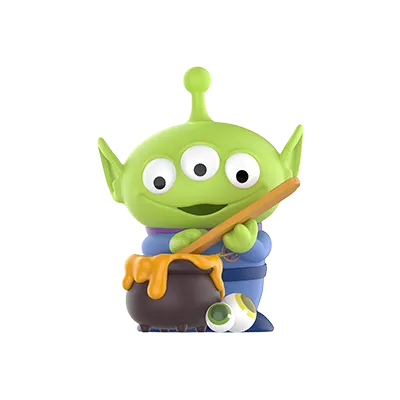 Disney Pixar Spooky Night Series Wizard Alien toy figure