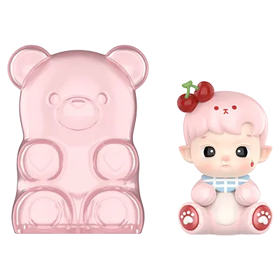 HACIPUPU Rolling Time Machine Series Big Bear & Little Bear Figure