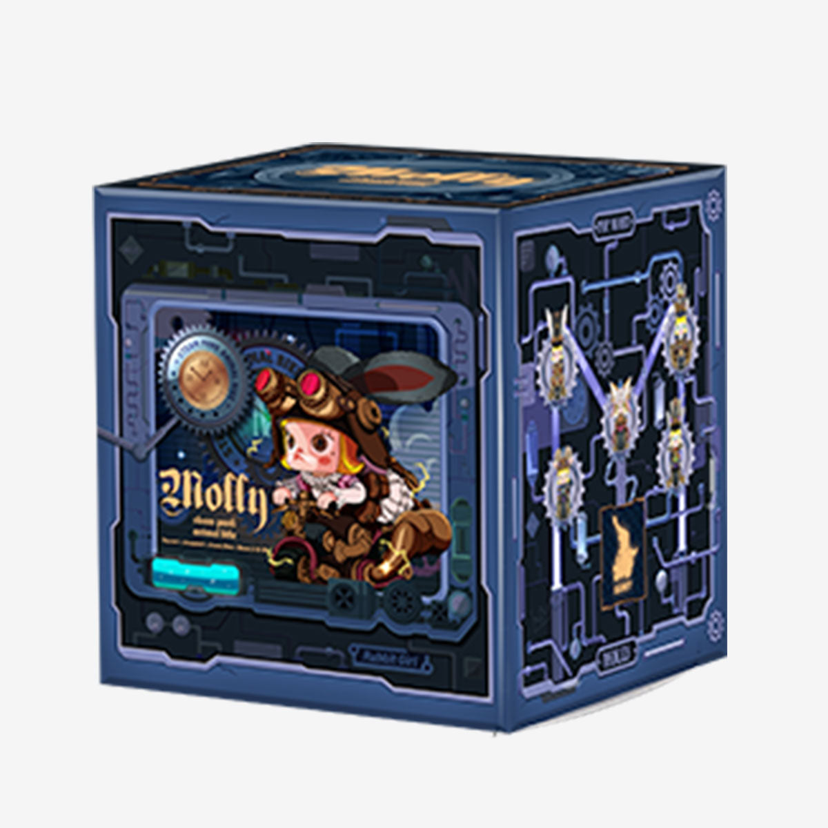 MOLLY Steam Punk Animal Bike Series mini blind box packaging