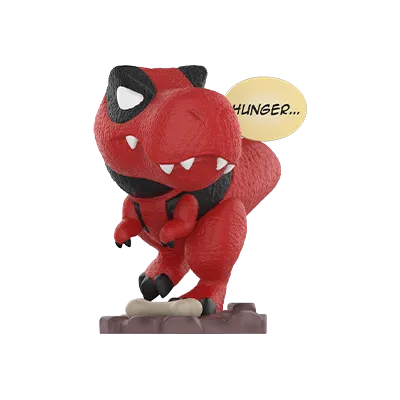 Marvel Deadpool T-Rex collectible figure
