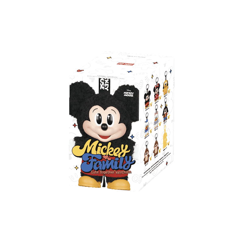 Mickey Family Cute Together Keychain Series Figures single box collectible