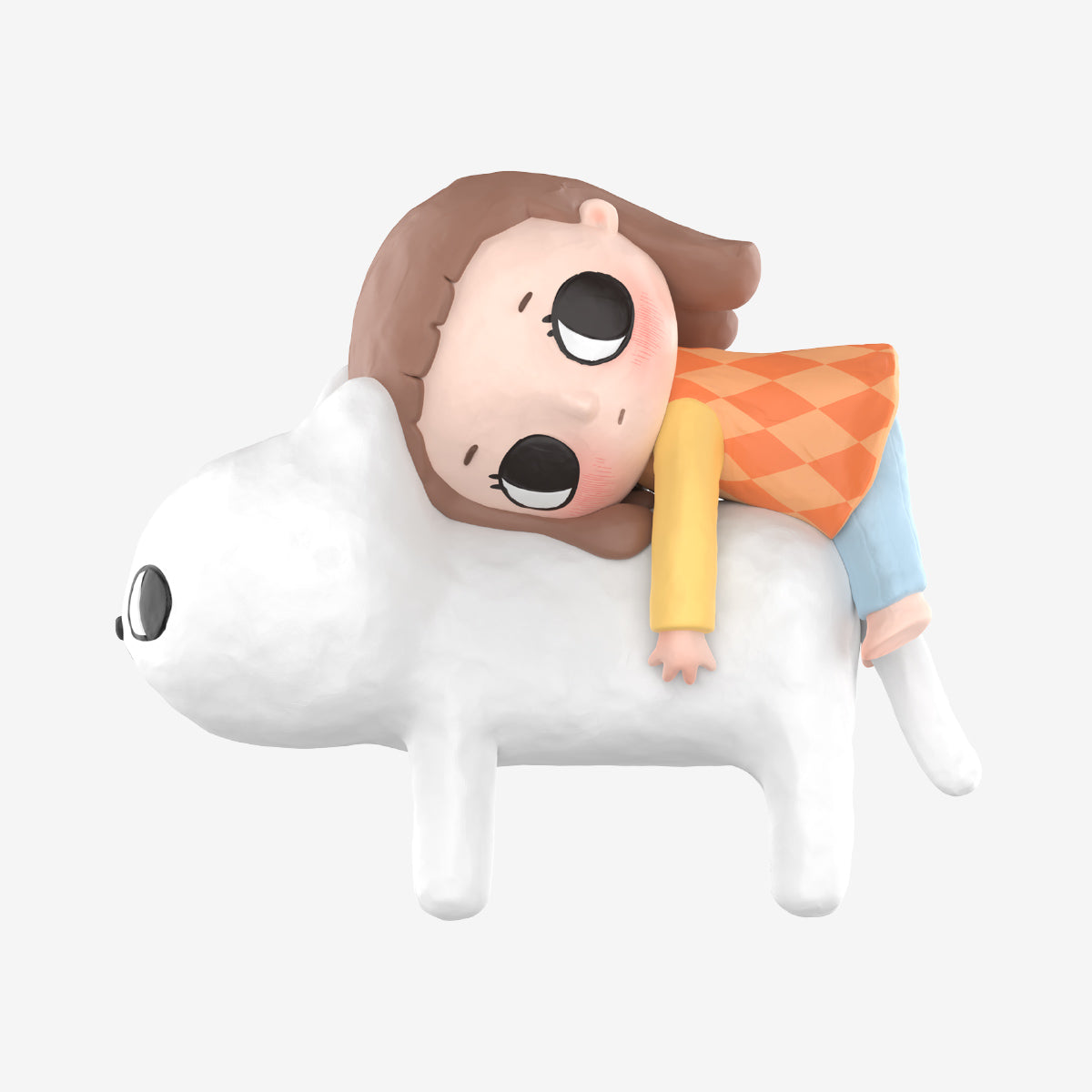 Nyota’s Fluffy Life Series Kitten Hug Figure