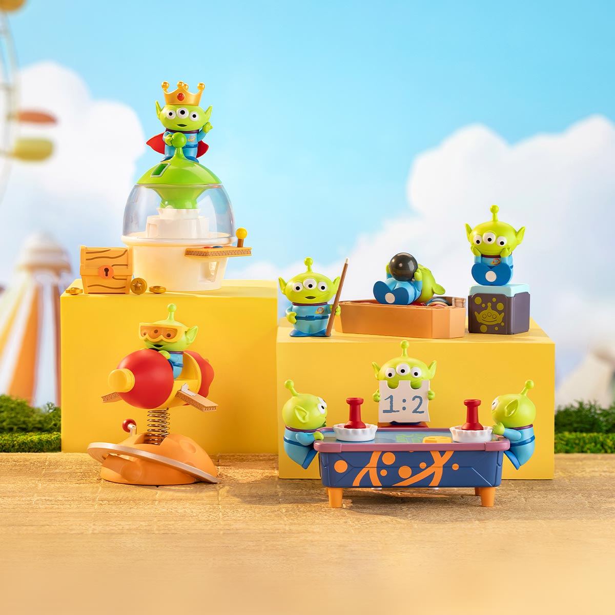 Pixar Alien Party Games Series Scene Sets