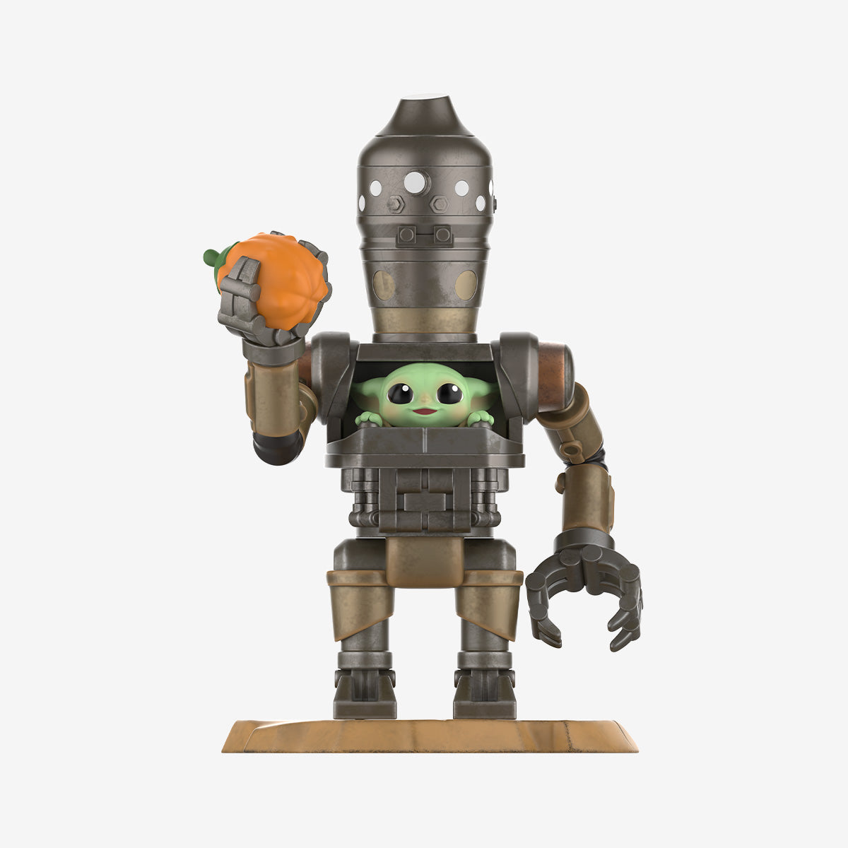 Grogu in IG-12 droid figure from Star Wars Mandalorian Series