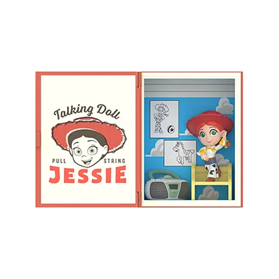Toy Story Andy’s Room Jessie collectible scene set figure