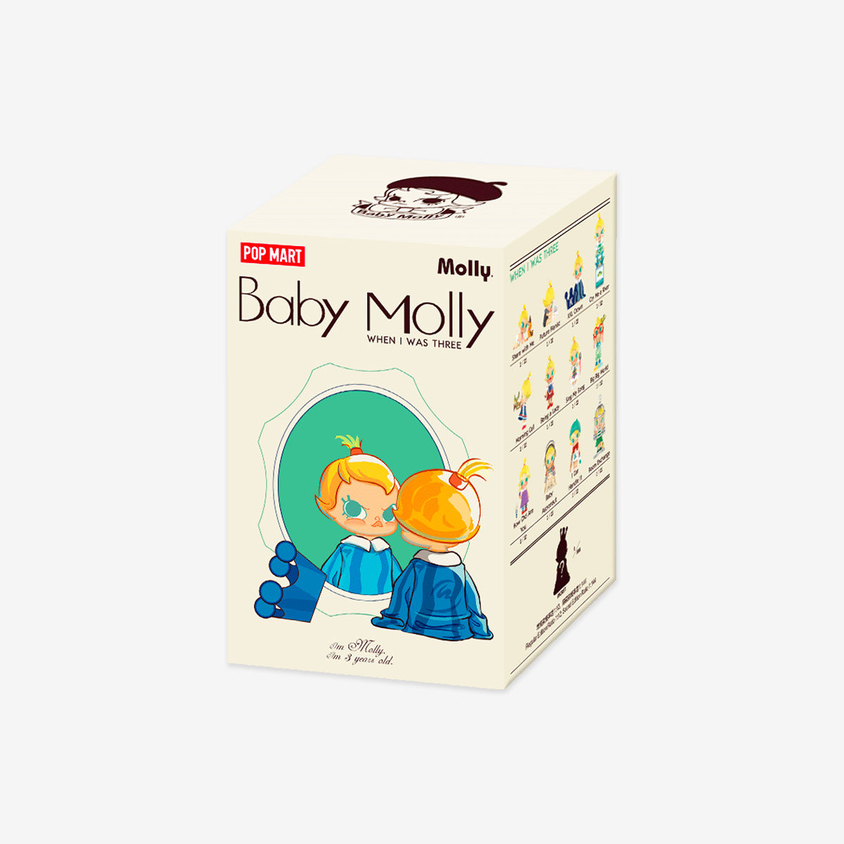 Mini blind box from Baby Molly When I Was Three! Series acrylic clip collection