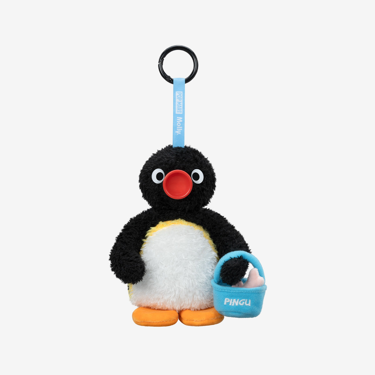 Baby Molly × Pingu Happy Fishing plush pendant – Big Harvest design