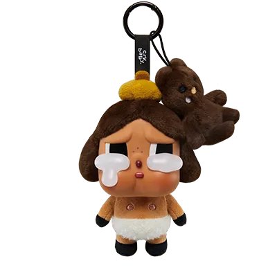 Pop Mart CRYBABY Crying Again Series Vinyl Face Plush Baby Brown Secret Edition