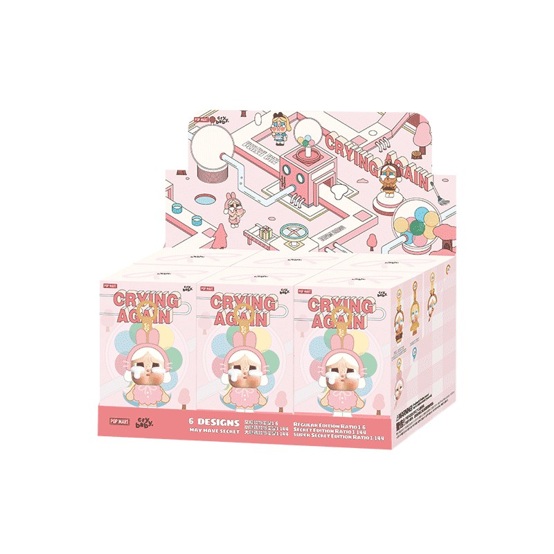 Pop Mart CRYBABY Crying Again Series Vinyl Face Plush Blind Box whole set