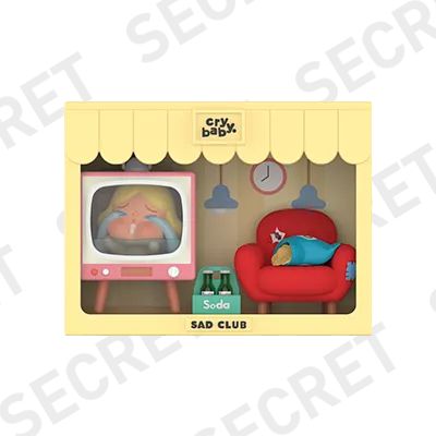 Pop Mart CRYBABY Sad Club Series Scene Sets A Sad Show secret scene