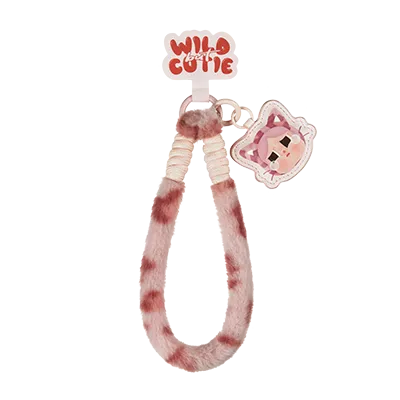 Pop Mart CRYBABY Wild but Cutie Series Phone Charm Pink Cutie