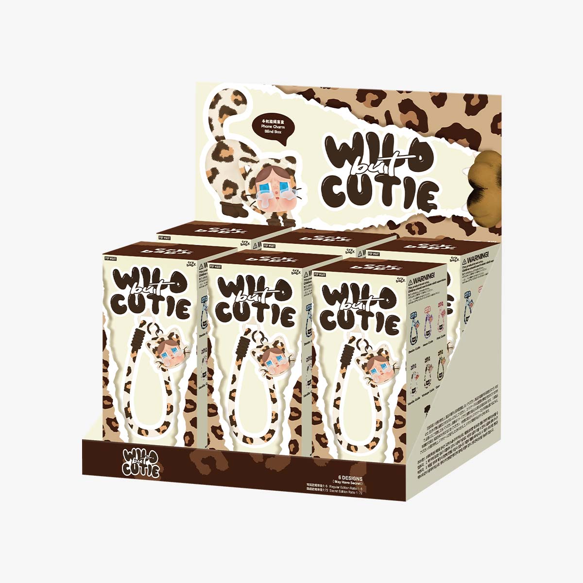Pop Mart CRYBABY Wild but Cutie Series Phone Charm Blind Box whole set