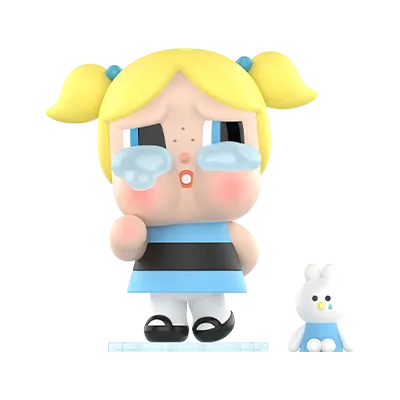 Pop Mart CRYBABY × Powerpuff Girls Series Figures Bubbles
