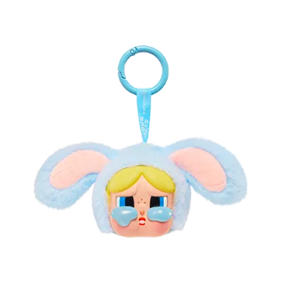 Pop Mart CRYBABY × Powerpuff Girls Series Vinyl Face Plush Bunny Bubbles