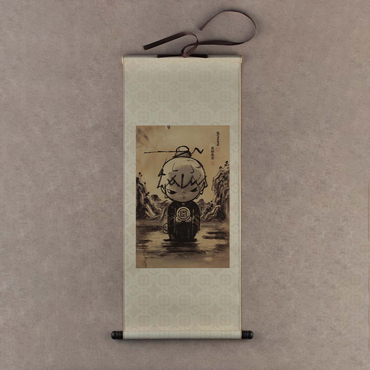 Hirono × CLOT Series Figures Gift Box Yin Yang Scroll