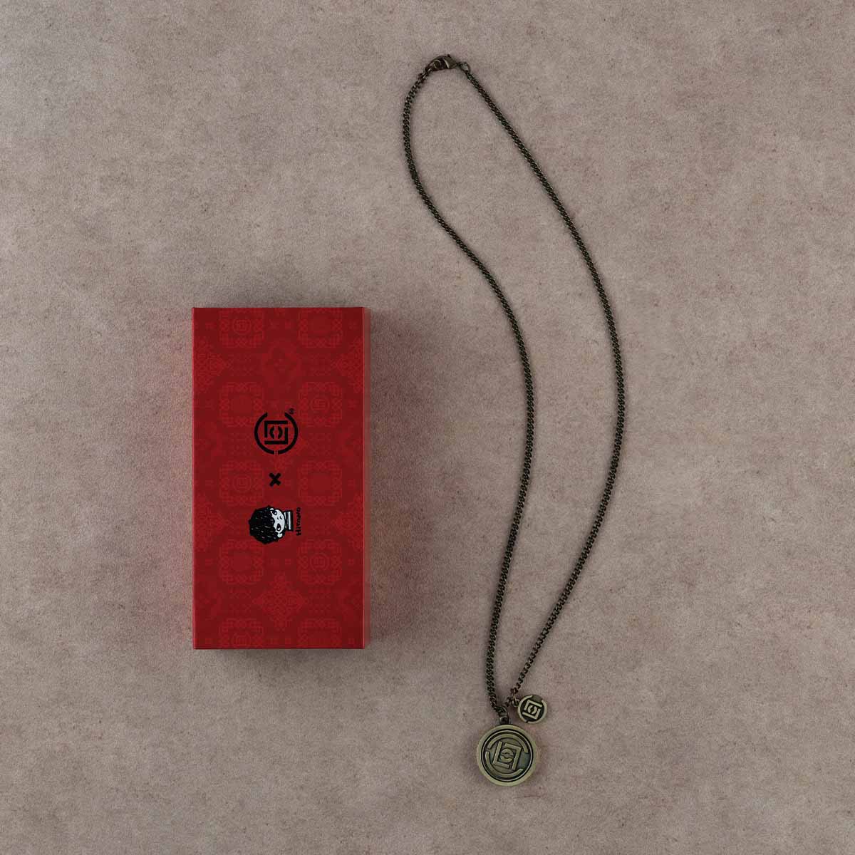 Hirono × CLOT Series Figures Gift Box Necklace Accessory