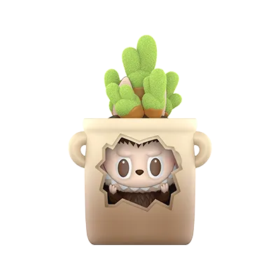 Pop Mart Labubu Almost Hidden Series blind box figure Flower Pot collectible