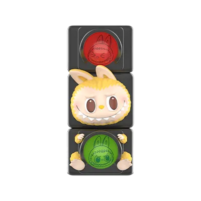 Pop Mart Labubu Almost Hidden Series blind box figure Traffic Light collectible