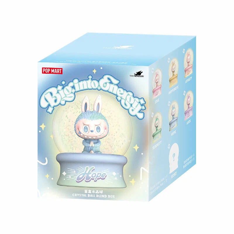 Pop Mart Labubu The Monsters Big into Energy Series Crystal Ball single blind box packaging