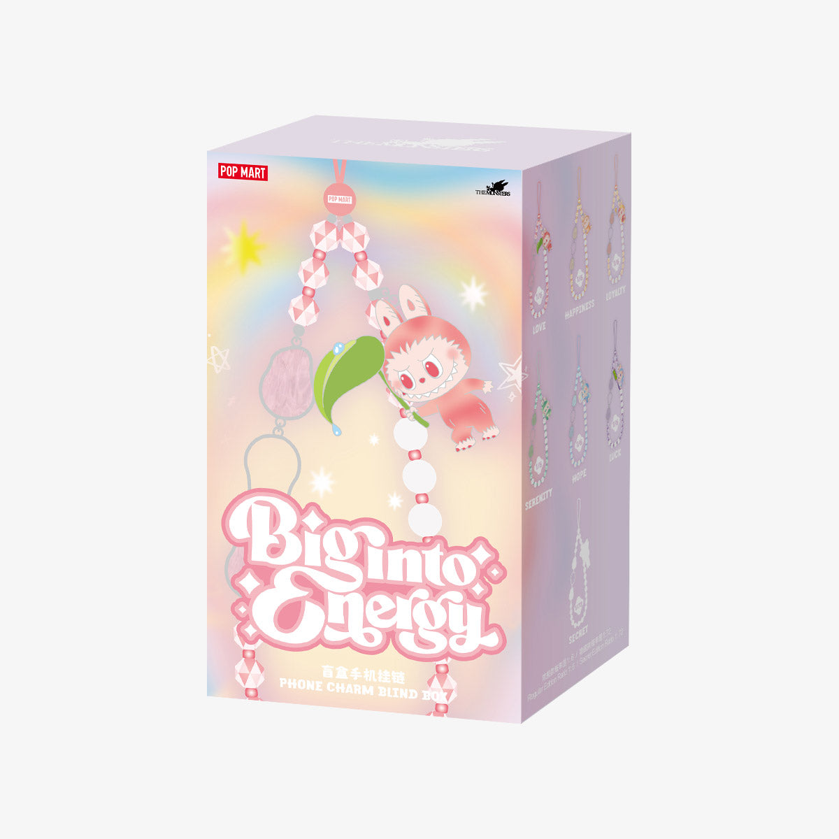 Pop Mart Labubu Big into Energy Series phone charm blind box single packaging
