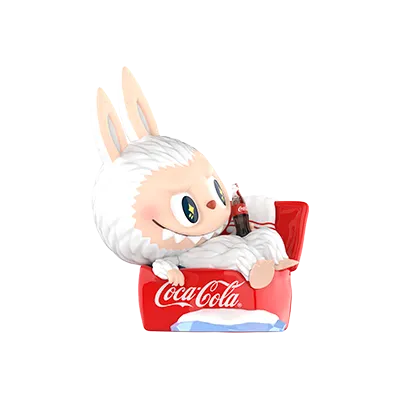 Pop Mart Labubu THE MONSTERS COCA-COLA Series Special Sofa collectible figure
