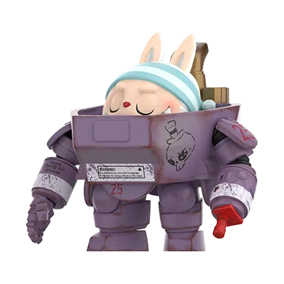 Pop Mart Labubu THE MONSTERS × Kow Yokoyama Ma.k. Series A.F.S Mk.I Amethyst collectible figure