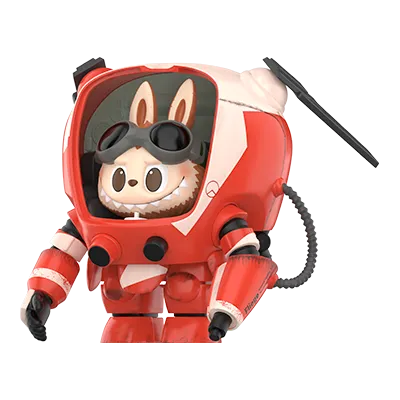 Pop Mart Labubu THE MONSTERS × Kow Yokoyama Ma.k. Series Fliege Flame collectible figure