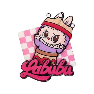 Pop Mart Labubu Let’s Checkmate Series fridge magnet blind box Bishop design collectible