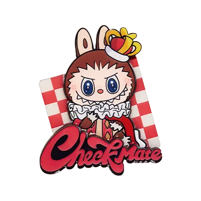 Pop Mart Labubu Let’s Checkmate Series fridge magnet blind box King design collectible