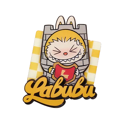 Pop Mart Labubu Let’s Checkmate Series fridge magnet blind box Rook design collectible