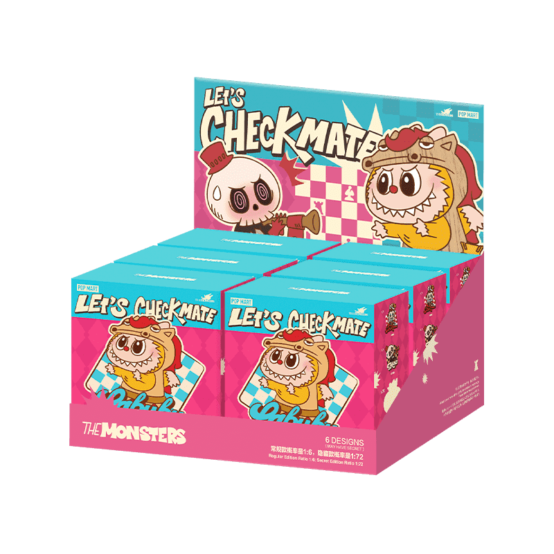Pop Mart Labubu Let’s Checkmate Series fridge magnet blind box wholeset full collection
