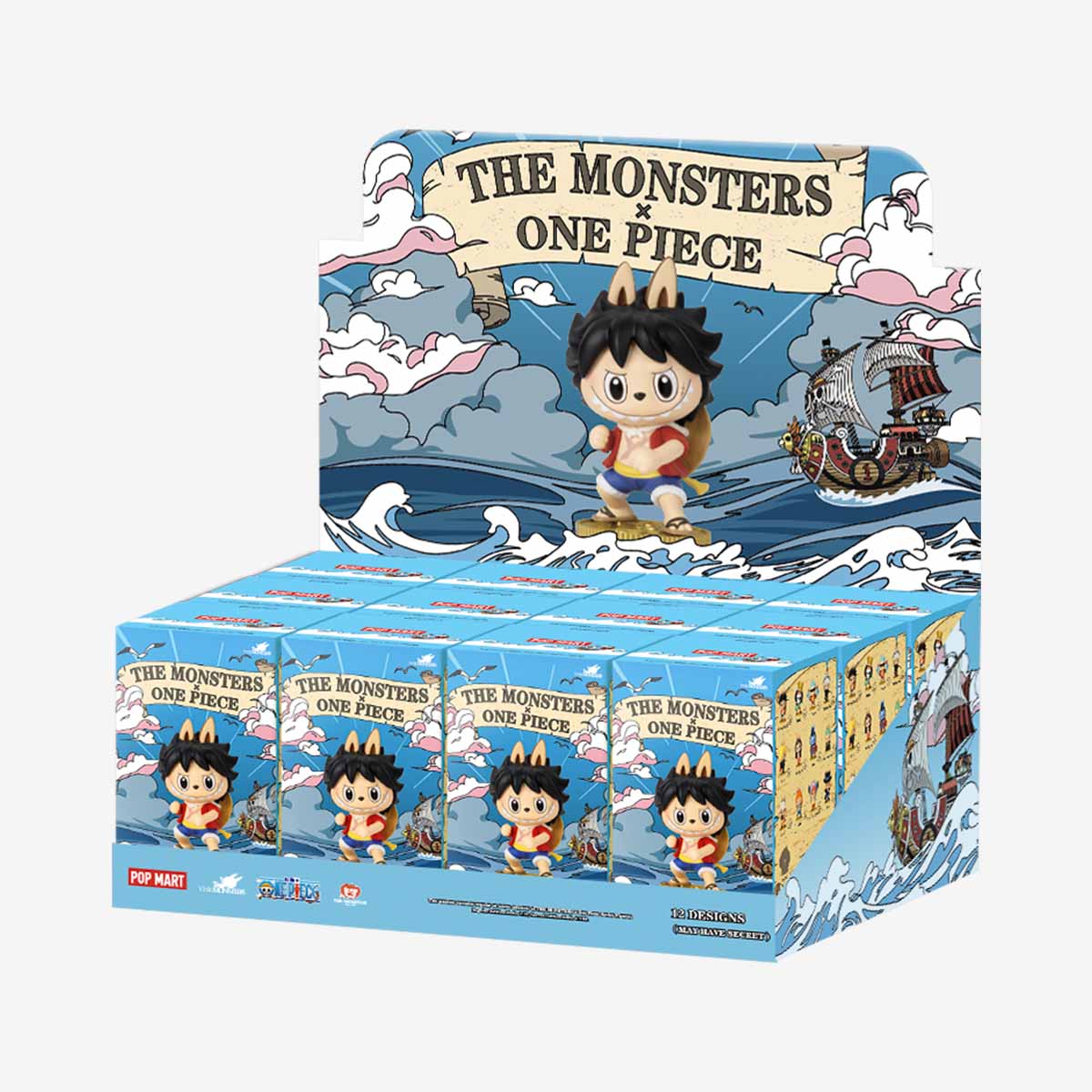 Pop Mart Labubu THE MONSTERS × One Piece Series figures full set big box