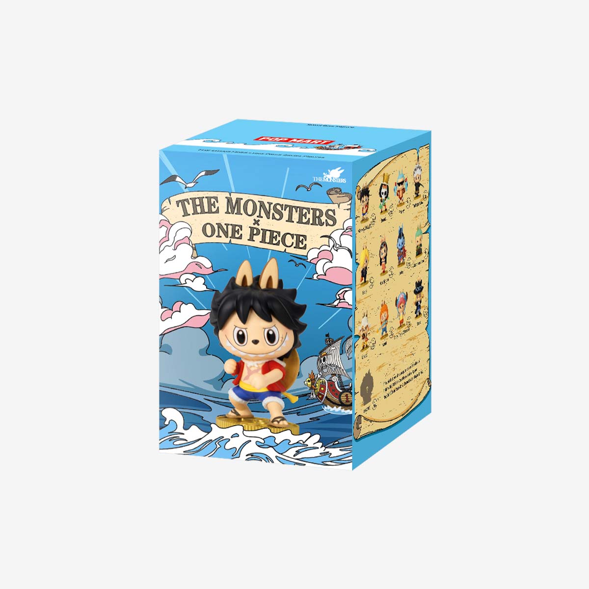 Pop Mart Labubu THE MONSTERS × One Piece Series blind box mini packaging