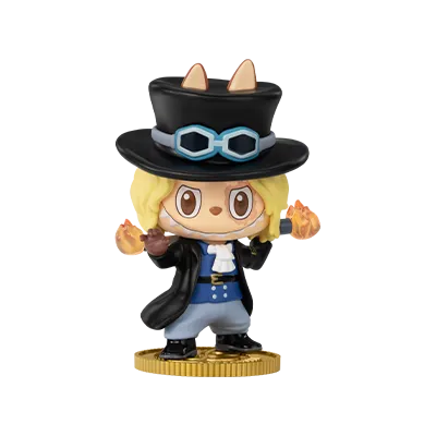 Pop Mart Labubu THE MONSTERS × One Piece Series Sabo collectible figure