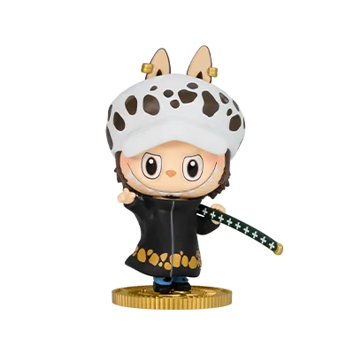 Pop Mart Labubu THE MONSTERS × One Piece Series Trafalgar Law collectible figure