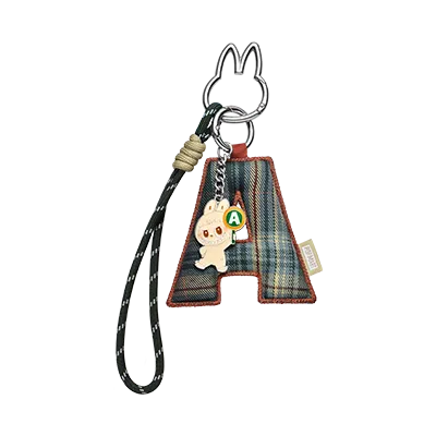 Pop Mart Labubu The Monsters Pin for Love Series letter pendant letter A collectible charm