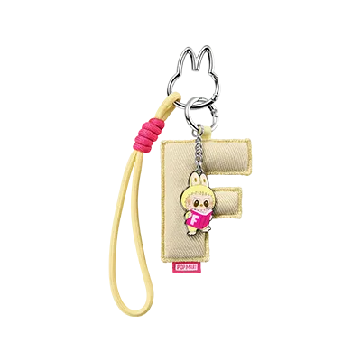 Pop Mart Labubu The Monsters Pin for Love Series letter pendant letter F collectible charm