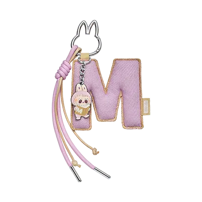 Pop Mart Labubu The Monsters Pin for Love Series letter pendant letter M collectible charm