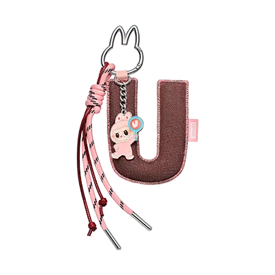 Pop Mart Labubu The Monsters Pin for Love Series letter pendant letter U collectible charm