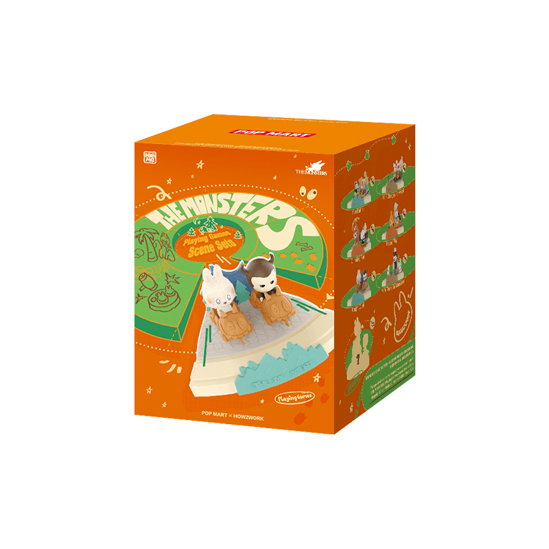 Pop Mart Labubu The Monsters Playing Games Series Scene Sets blind box mini packaging