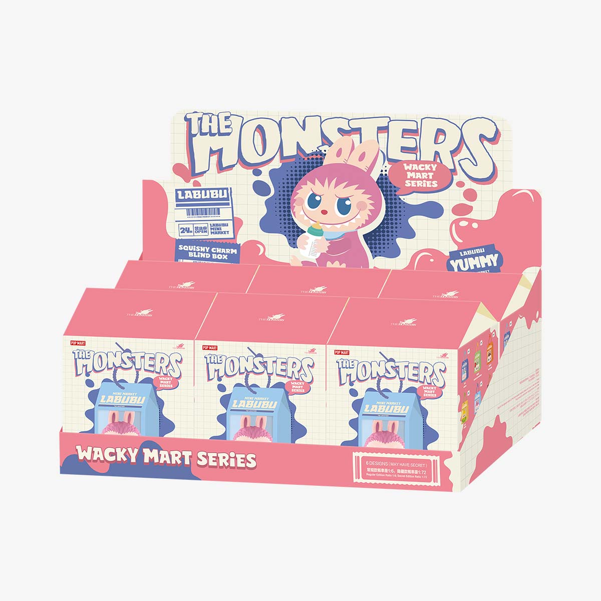 THE MONSTERS Wacky Mart Series-Squishy Charm Blind Box