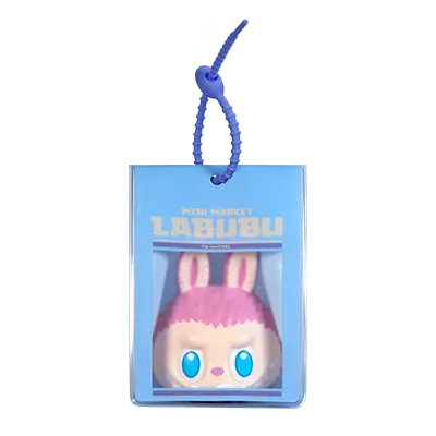 Pop Mart Labubu Wacky Mart Series pinch pendant blind box Milk design collectible