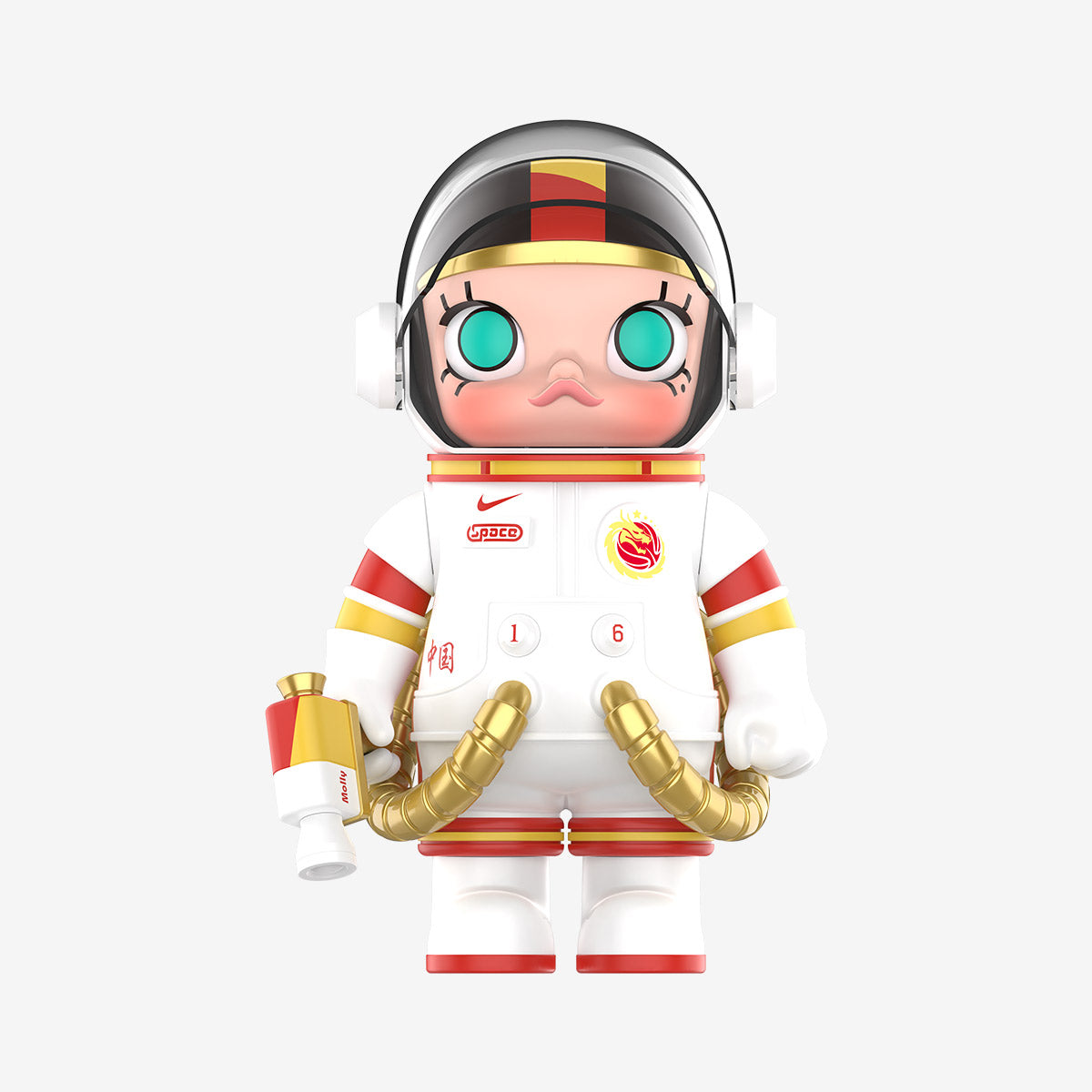 MEGA SPACE MOLLY 100% China Women’s National Basketball Team white uniform front view