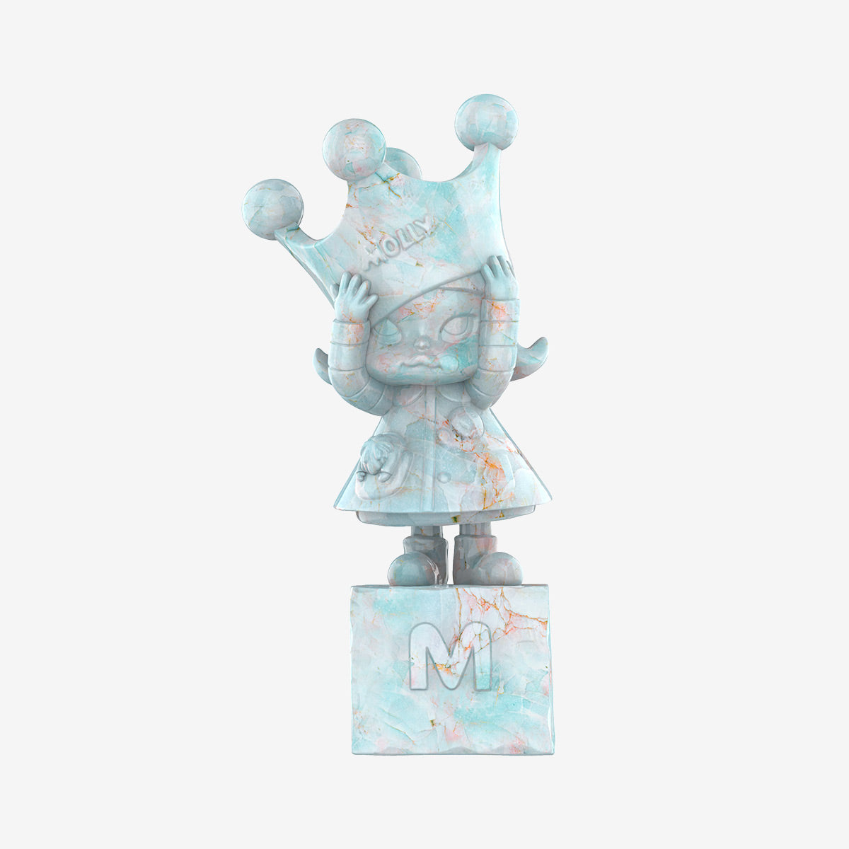 MOLLY Anniversary Statues Classical Retro 2 Series – MC Molly White Stone Secret Edition 03