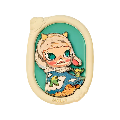 MOLLY Anniversary Statues Classical Retro 2 Series “It’s a Beautiful Day” Original Version fridge magnet figure