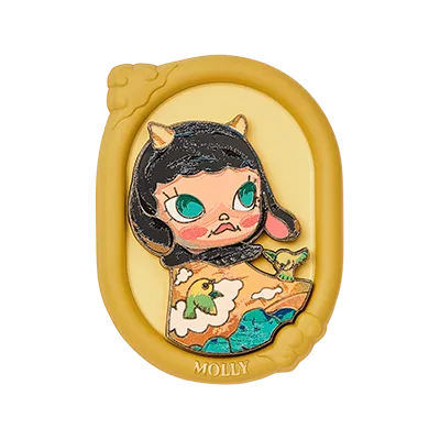 MOLLY Anniversary Statues Classical Retro 2 Series “It’s a Beautiful Day” Special Version fridge magnet figure